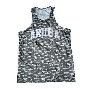 Banana Boat Muscle Tank Sharks Aruba Large